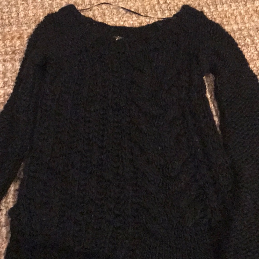 Free People thick knit sweater